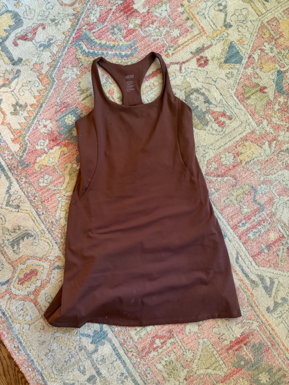 Girlfriend Collective Paloma Dress Earth Brown